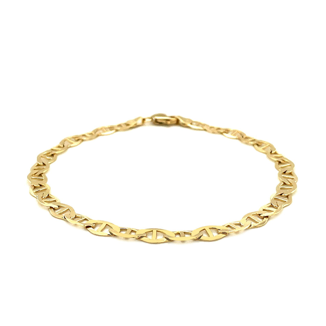 10k Yellow Gold Mariner Link Bracelet (5.10 mm)