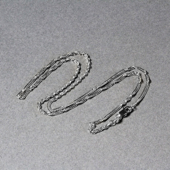 14k White Gold Singapore Chain (1.80 mm)