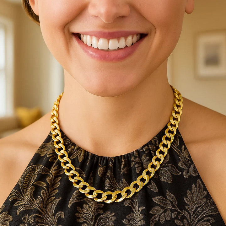 Solid Curb Chain in 14k Yellow Gold (11.23 mm)