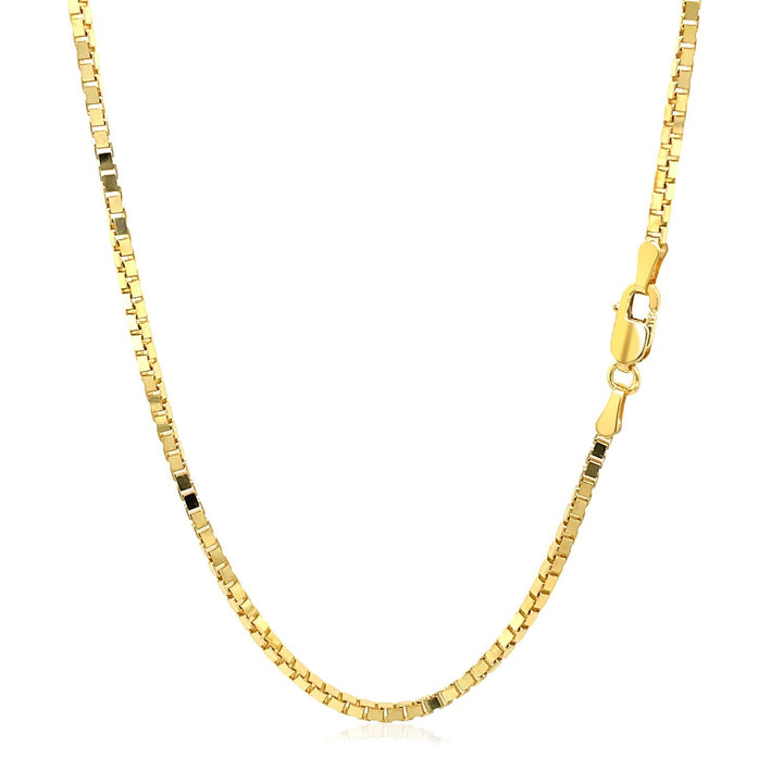 14K Yellow Gold Classic Box Chain (1.70 mm)