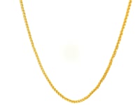 14k Yellow Gold Round Chain (1.2 mm)