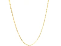 14k Yellow Gold Singapore Chain 0.6mm (0.60 mm)