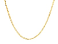 14k Yellow Gold Square Wheat Chain (1.80 mm)