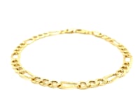 14k Yellow Gold Lite Figaro Bracelet (5.60 mm)