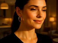 14k Yellow Gold Polished Hoop Earrings (3x25mm)