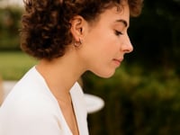 14k Rose Gold Polished Hoop Earrings (3x15mm)