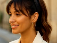 14k Yellow Gold Polished Hoop Earrings (2x45mm)