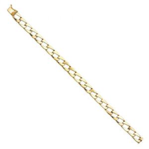 14k Yellow Gold Cuban Link Bracelet 8in