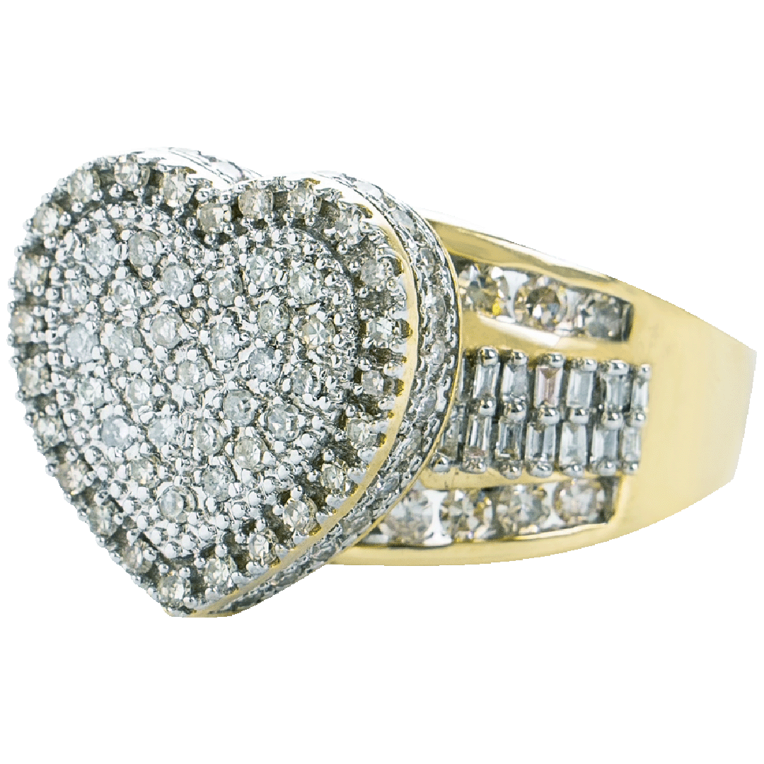 Diamond Heart Ring_joyeriadaisy