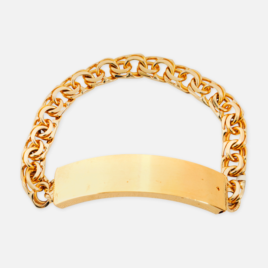 10K Yellow Gold Chino Link Bracelet Joyeria Daisy_joyeriadaisy