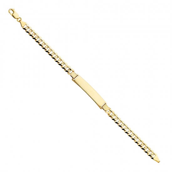 14k Yellow Gold Cuban Link Bracelet 8.5