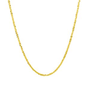 10k Yellow Gold Sparkle Chain 1.5mm