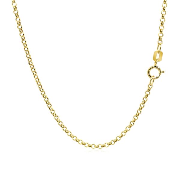 10k Yellow Gold Rolo Chain 1.9mm