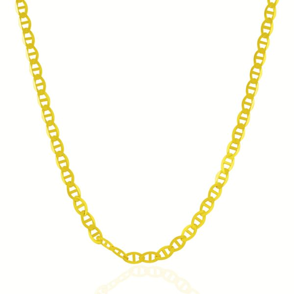 4.5mm 10k Yellow Gold Mariner Link Chain