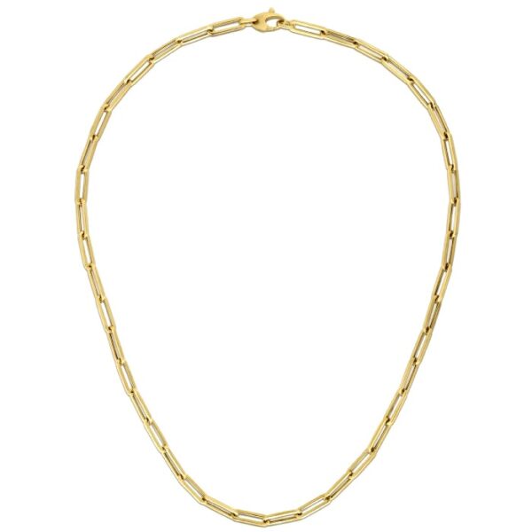 14K Yellow Gold Bold Paperclip Chain (4.2 mm)