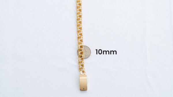 4. Quarter 10k Yellow Gold Chino Link Chain 18in 10mm scaled_joyeriadaisy