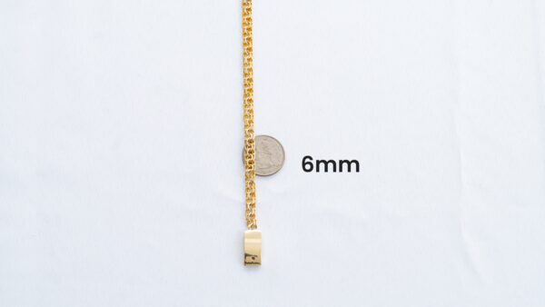 4. Quarter 10k Yellow Gold Chino Link Chain 20in 6mm scaled_joyeriadaisy